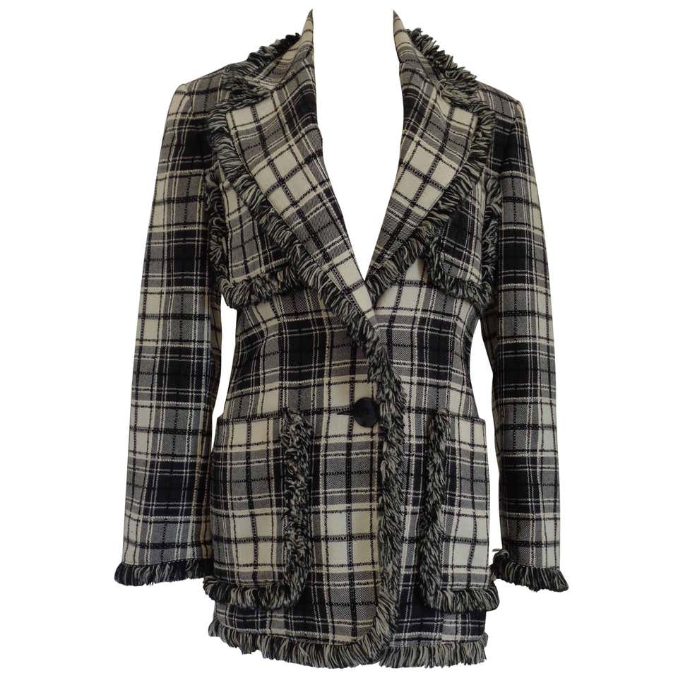 Oaks by Gianfranco Ferre Black & White Jacket - Gianfranco